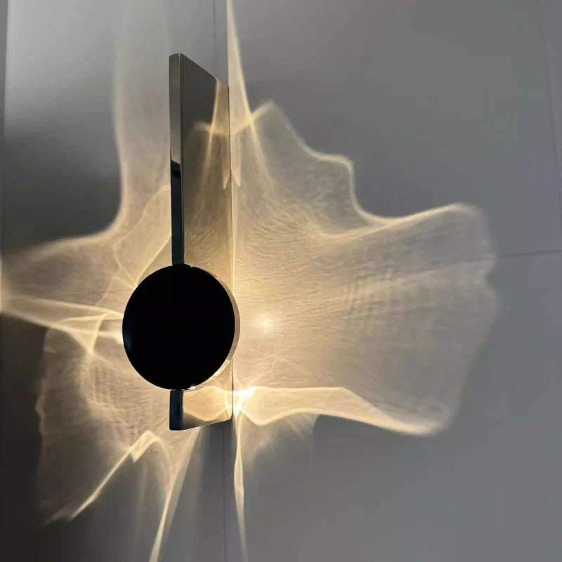 Wall Lamp | 180° Adjustable Wave Projection | Aluminum & Stainless Steel