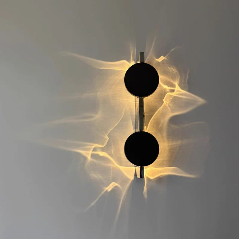 Wall Lamp | 180° Adjustable Wave Projection | Aluminum & Stainless Steel