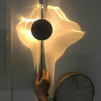 Wall Lamp | 180° Adjustable Wave Projection | Aluminum & Stainless Steel