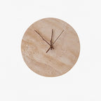 Wall Lamp | Yellow Travertine & Integrated LED | 30 cm Diameter