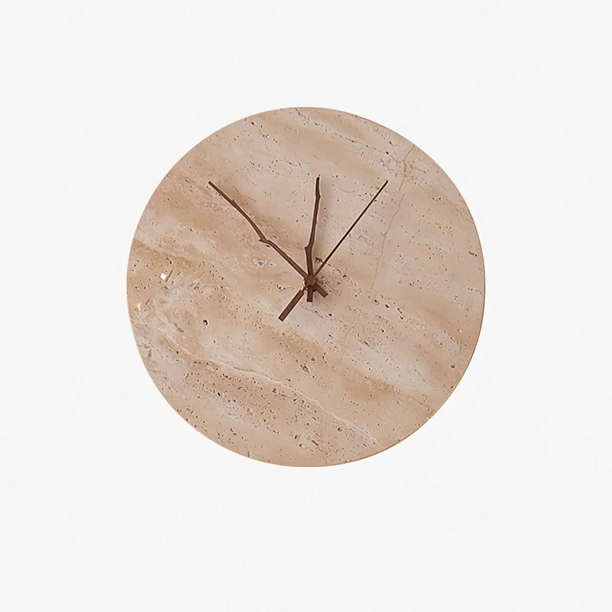 Wall Lamp | Yellow Travertine & Integrated LED | 30 cm Diameter