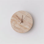 Wall Lamp | Yellow Travertine & Integrated LED | 30 cm Diameter