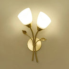 Wall Light | Botanical Gold Leaf & Warm White LED | 3000K