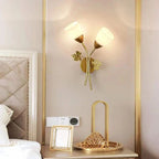 Wall Light | Botanical Gold Leaf & Warm White LED | 3000K