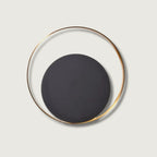 Wall Light | Circular LED Ring & Warm Glow | 25 cm Diameter