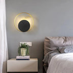 Wall Light | Circular LED Ring & Warm Glow | 25 cm Diameter