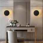Wall Light | Circular LED Ring & Warm Glow | 25 cm Diameter
