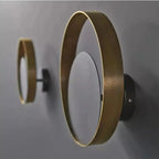 Wall Light | Circular LED Ring & Warm Glow | 25 cm Diameter