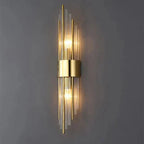 Wall Light | Crystal Faceted LED | Gold Finish