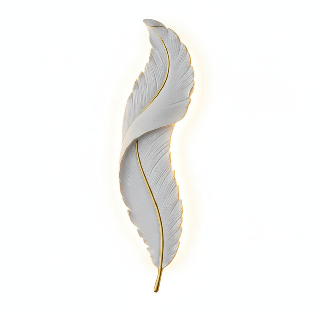 Wall Light | Feather-Inspired & Energy-Efficient LED | 30 cm