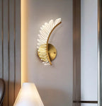Wall Light | Gold Wing LED & Aluminum Frame | 40 x 15 / 50 x 20 cm