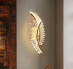 Wall Light | Gold Wing LED & Aluminum Frame | 40 x 15 / 50 x 20 cm
