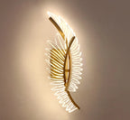 Wall Light | Gold Wing LED & Aluminum Frame | 40 x 15 / 50 x 20 cm