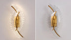 Wall Light | Gold Wing LED & Aluminum Frame | 40 x 15 / 50 x 20 cm