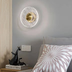 Wall Light | Scandinavian Layered Petal Design & Warm Glow | 20 x 20 x 10 cm