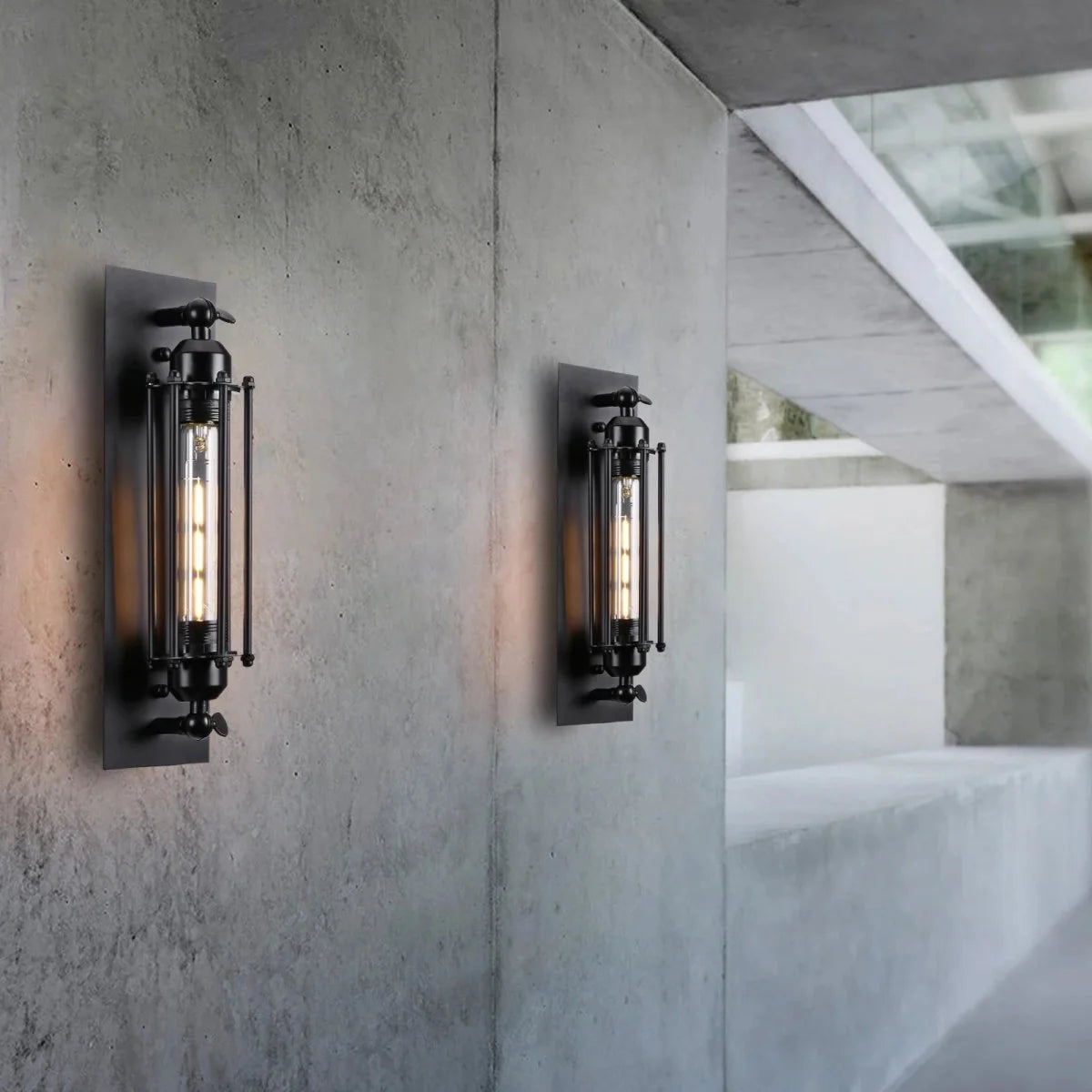 Wall Light | Vintage Metal Warm LED | 45 x 15 cm