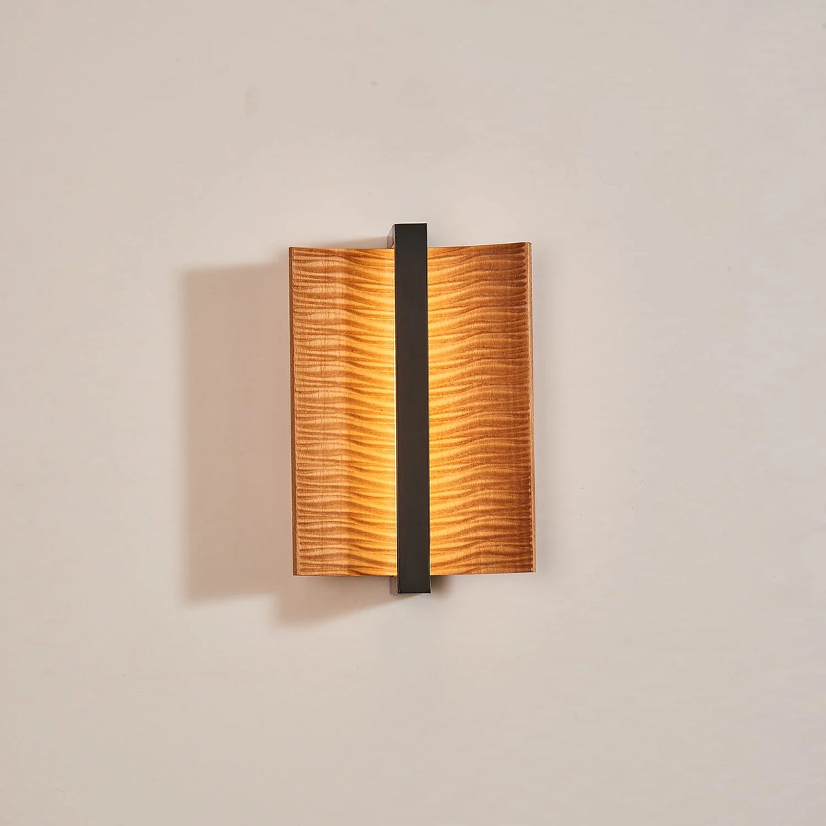 Wall Light | Walnut Wood & Metal Integrated LED Moisture-Resistant