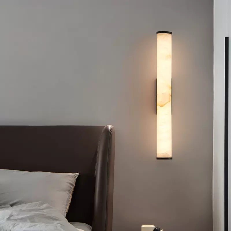 Wall Light | Marble Effect & Copper Finish | Warm White LED