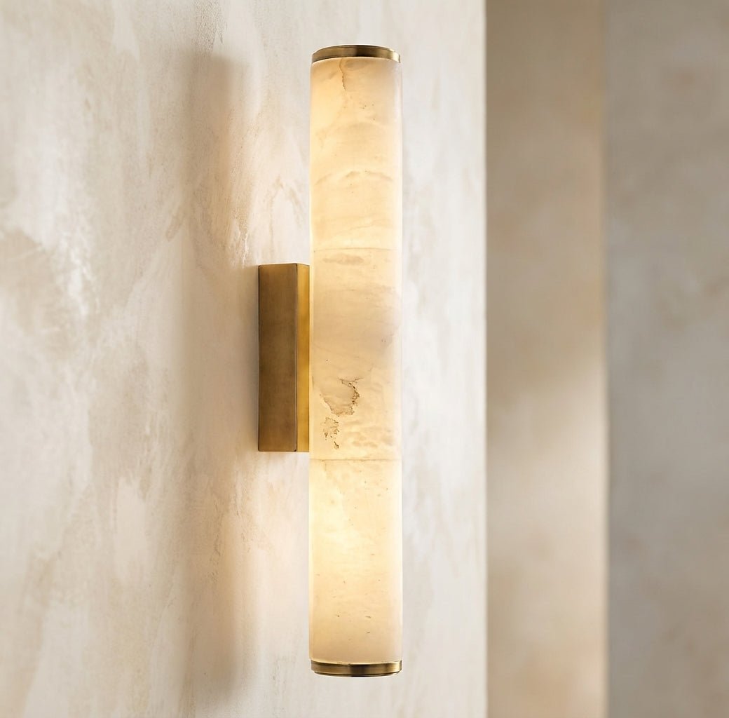 Wall Light | Marble Effect & Copper Finish | Warm White LED
