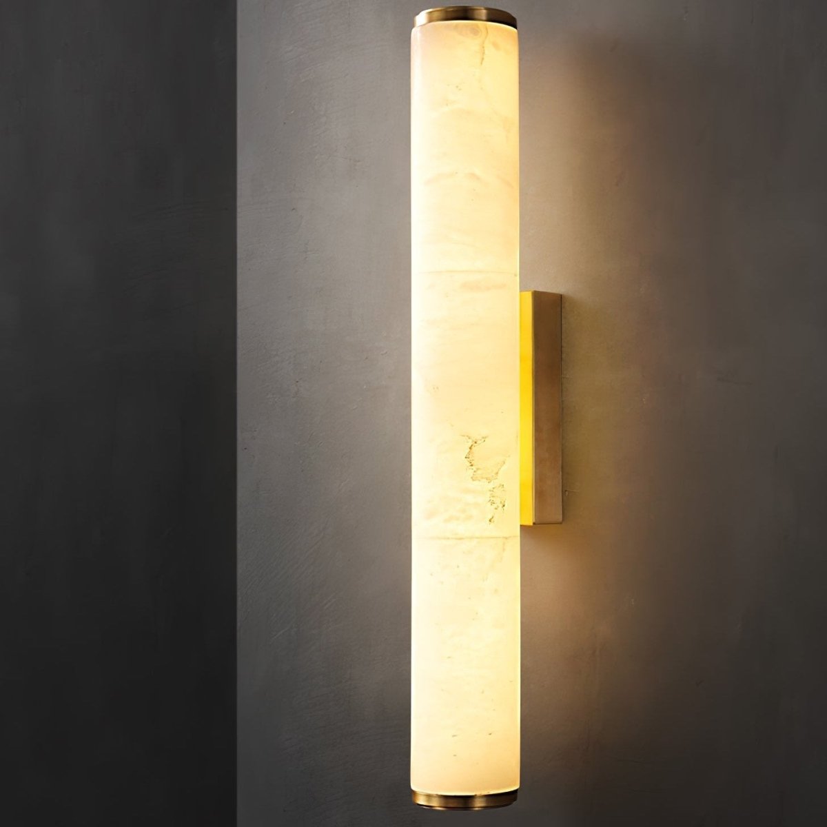 Wall Light | Marble Effect & Copper Finish | Warm White LED