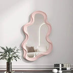 Wall Mirror | Cloud-Shaped Decorative & Durable ABS | 26 x 41 cm