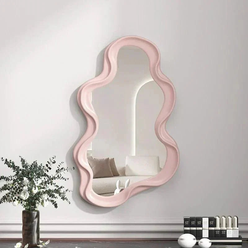 Wall Mirror | Cloud-Shaped Decorative & Durable ABS | 26 x 41 cm