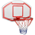 Wall-Mounted Basketball Hoop | Weather-Resistant Polyethylene & Steel Rim | 90 x 60 cm