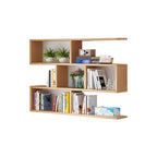 Wall-Mounted Bookshelf | Floating Poplar Wood | Widths 60–120 cm
