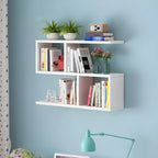 Wall-Mounted Bookshelf | Floating Poplar Wood | Widths 60–120 cm