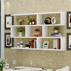 Wall-Mounted Bookshelf | Floating Poplar Wood | Widths 60–120 cm