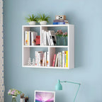 Wall-Mounted Bookshelf | Floating Poplar Wood | Widths 60–120 cm