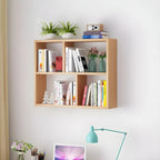 Wall-Mounted Bookshelf | Floating Poplar Wood | Widths 60–120 cm