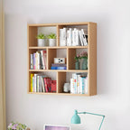 Wall-Mounted Bookshelf | Floating Poplar Wood | Widths 60–120 cm