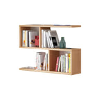 Wall-Mounted Bookshelf | Floating Poplar Wood | Widths 60–120 cm