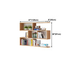 Wall-Mounted Bookshelf | Floating Poplar Wood | Widths 60–120 cm