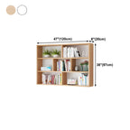 Wall-Mounted Bookshelf | Floating Poplar Wood | Widths 60–120 cm