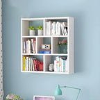 Wall-Mounted Bookshelf | Floating Poplar Wood | Widths 60–120 cm