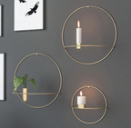 Wall Mounted Candle Holder and Vase