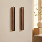 Wall-Mounted Clothes Hanger | Folding Walnut Design | 6 Windproof Slots