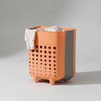 Wall-Mounted Laundry Basket | Foldable, Ventilated & Reinforced Handles