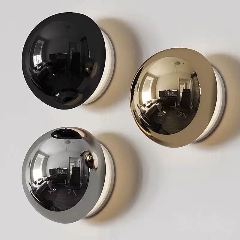 Wall Sconce | Spherical Built-In LED | Space-Saving