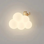 Wall-Mounted Night Light | Cloud-Shaped Warm White LED | Plug-In