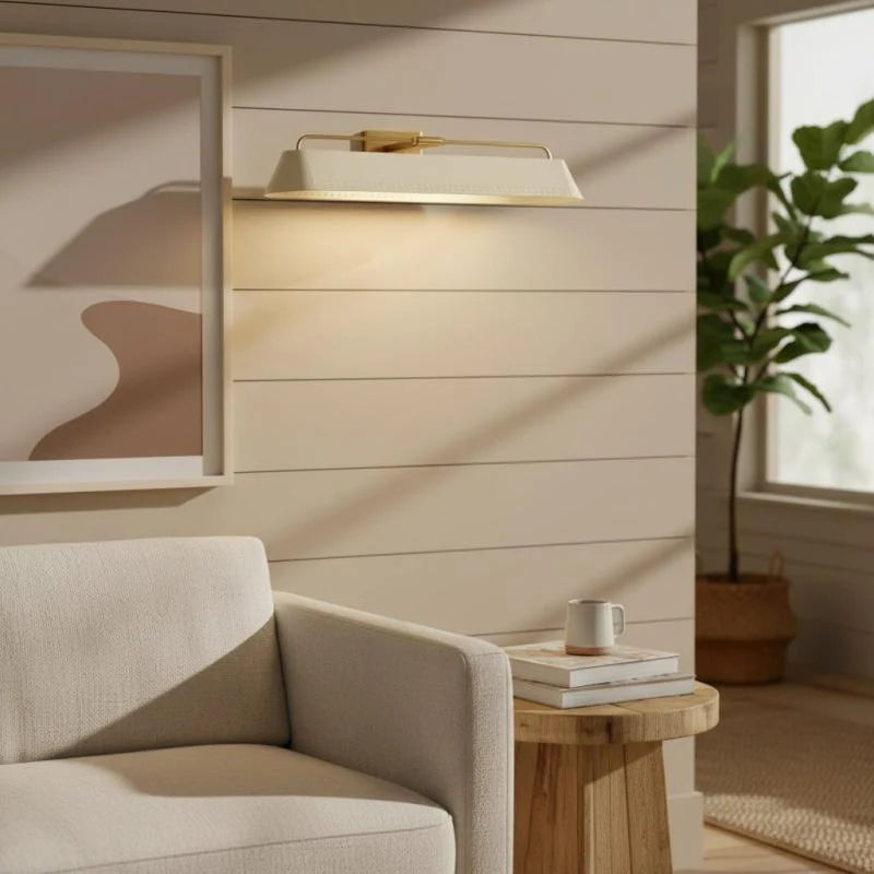 Wall-Mounted Picture Light | Metal Hardwired & Dimmer-Compatible | Small & Large