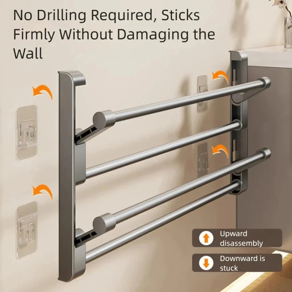 Shoe Rack | Wall-Mounted & Integrated Drainage | Space-Saving