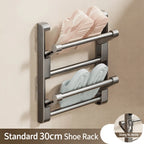 Shoe Rack | Wall-Mounted & Integrated Drainage | Space-Saving