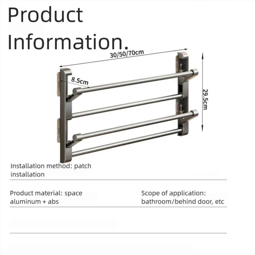 Shoe Rack | Wall-Mounted & Integrated Drainage | Space-Saving