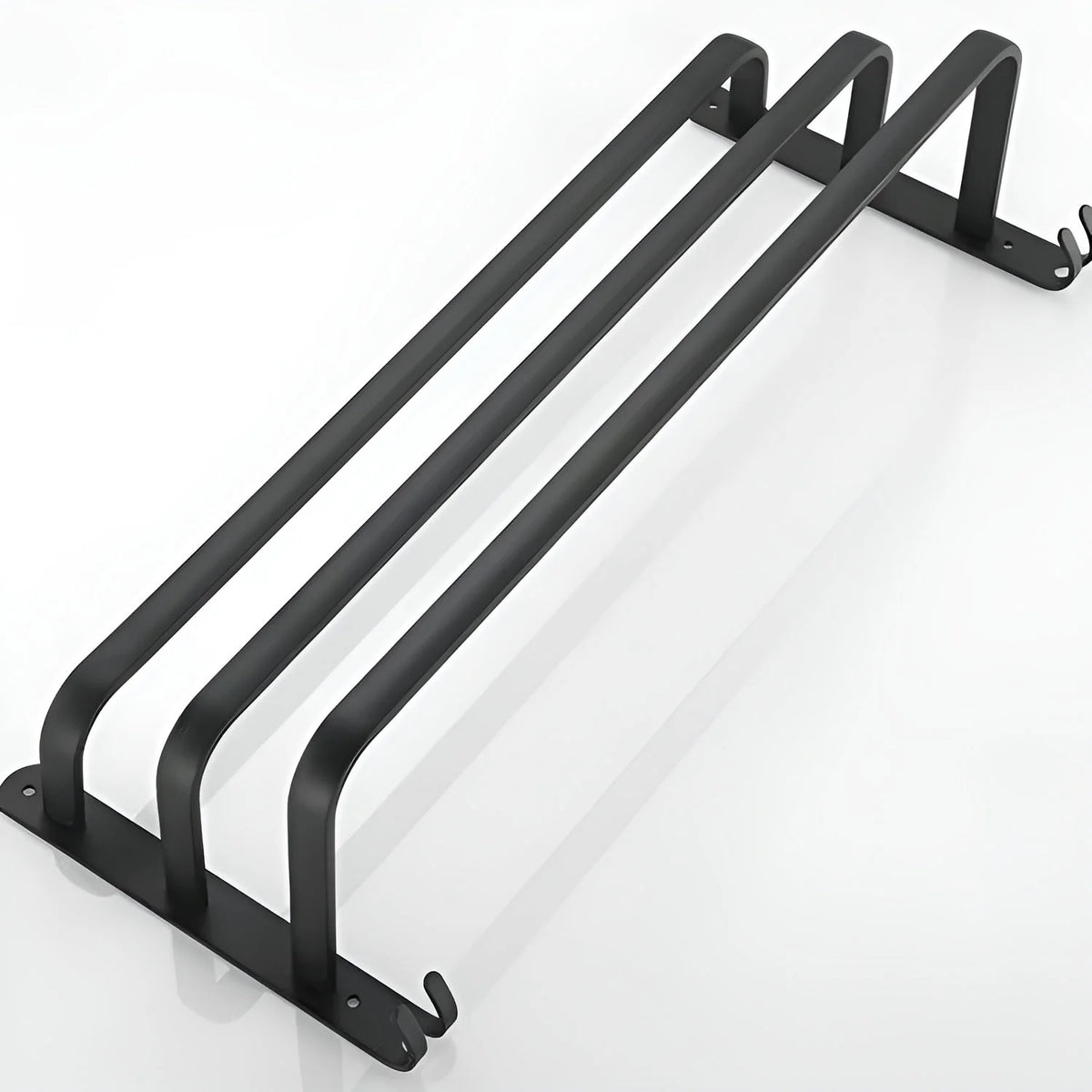 Towel Rack | Space-Saving Aluminum Frame | 3 Tiers, Wall-Mounted