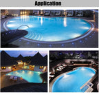 Wall-Mounted Underwater Pool Light | IP68 Waterproof Stainless Steel