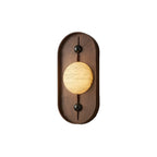 Wall Sconce | Alabaster Shade & Integrated LED | Two Sizes