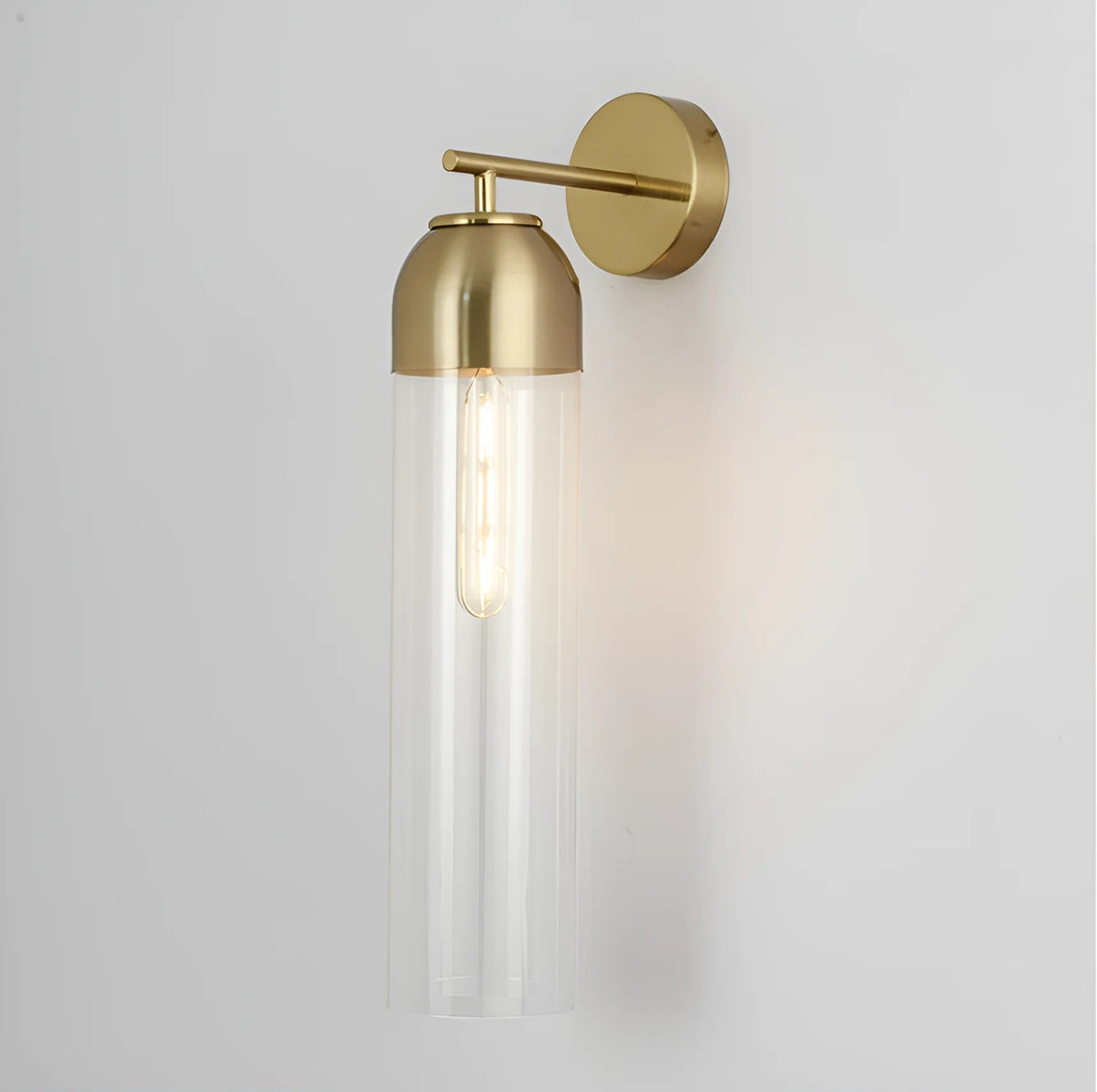 Wall Sconce | Art Glass Soft Light | Diameter 10 cm x Height 48 cm